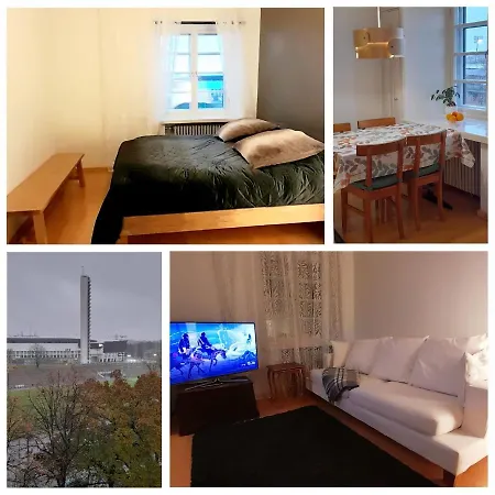 公寓 Urheilukatu20 Olympiastadion Ooppera, 4 Makuupaikkaa 赫尔辛基